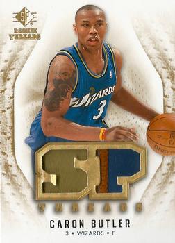 2008-09 SP Rookie Threads - SP Threads Patch #T-CB Caron Butler Front