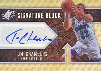 2008-09 SPx - Signature Block #SB-TC Tom Chambers Front