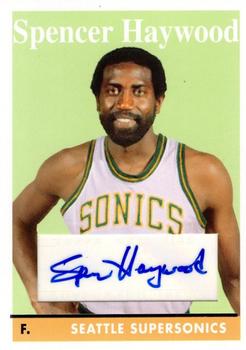 2008-09 Topps - 1958-59 Variations Autographs #171 Spencer Haywood Front