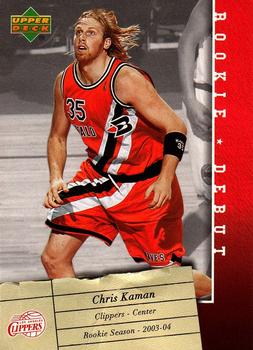 2006-07 Upper Deck Rookie Debut #39 Chris Kaman Front