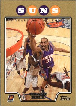 2008-09 Topps - Gold Border #84 Grant Hill Front