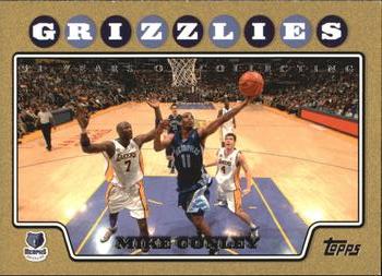 2008-09 Topps - Gold Border #120 Mike Conley Front