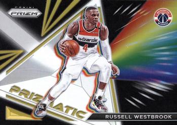 2021-22 Panini Prizm - Prizmatic Prizms Gold #23 Russell Westbrook Front