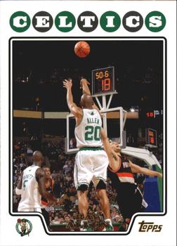 2008-09 Topps - Gold Foil #20 Ray Allen Front