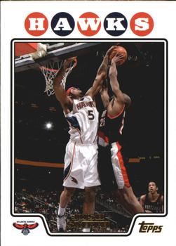 2008-09 Topps - Gold Foil #45 Josh Smith Front