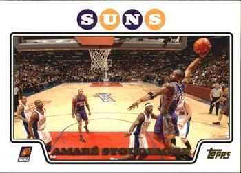 2008-09 Topps - Gold Foil #91 Amare Stoudemire Front