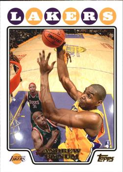 2008-09 Topps - Gold Foil #110 Andrew Bynum Front