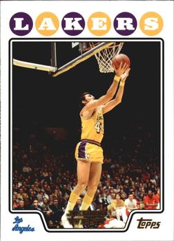 2008-09 Topps - Gold Foil #180 Jerry West Front