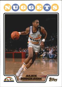 2008-09 Topps - Gold Foil #192 Alex English Front