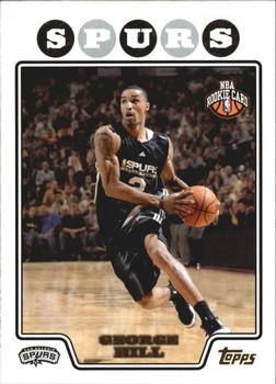 2008-09 Topps - Gold Foil #213 George Hill Front