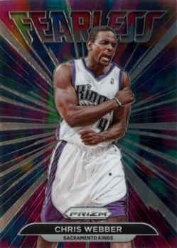 2021-22 Panini Prizm - Fearless #16 Chris Webber Front