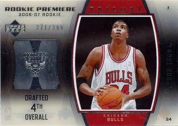 2006-07 Upper Deck Trilogy #92 Tyrus Thomas Front