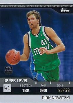 2008-09 Topps - Rip Cards Upper Level (99) #RIP-30 Dirk Nowitzki Front