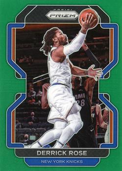 2021-22 Panini Prizm - Green #82 Derrick Rose Front