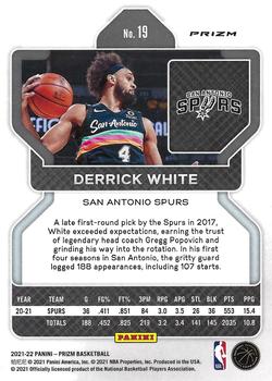 2021-22 Panini Prizm - Ice #19 Derrick White Back