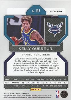 2021-22 Panini Prizm - Ice #103 Kelly Oubre Jr. Back