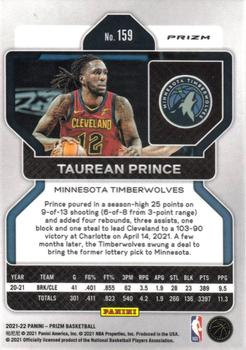 2021-22 Panini Prizm - Ice #159 Taurean Prince Back