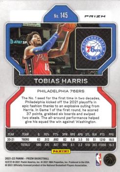 2021-22 Panini Prizm - NBA 75th Anniversary #145 Tobias Harris Back
