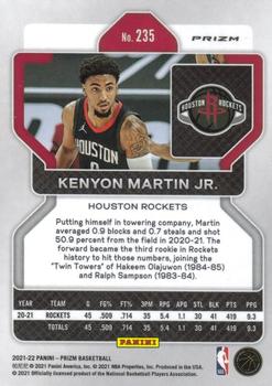 2021-22 Panini Prizm - NBA 75th Anniversary #235 Kenyon Martin Jr. Back