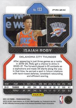 2021-22 Panini Prizm - Red Ice #133 Isaiah Roby Back