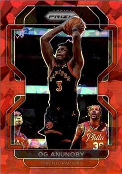 2021-22 Panini Prizm - Red Ice #206 OG Anunoby Front