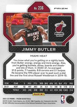 2021-22 Panini Prizm - Red Ice #236 Jimmy Butler Back