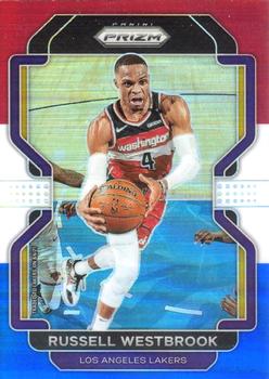 2021-22 Panini Prizm - Red White and Blue #55 Russell Westbrook Front