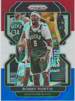 2021-22 Panini Prizm - Red White and Blue #87 Bobby Portis Front