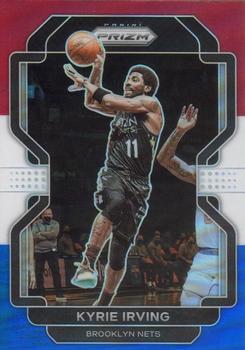 2021-22 Panini Prizm - Red White and Blue #99 Kyrie Irving Front