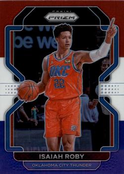 2021-22 Panini Prizm - Red White and Blue #133 Isaiah Roby Front