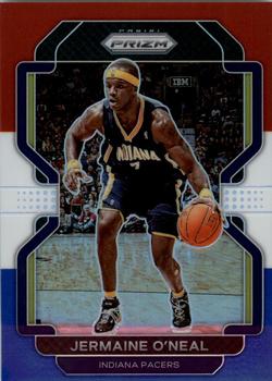 2021-22 Panini Prizm - Red White and Blue #250 Jermaine O'Neal Front