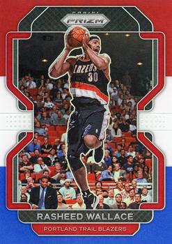 2021-22 Panini Prizm - Red White and Blue #258 Rasheed Wallace Front
