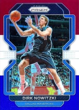 2021-22 Panini Prizm - Red White and Blue #289 Dirk Nowitzki Front