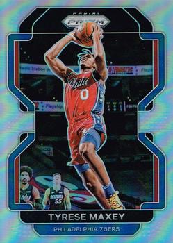 2021-22 Panini Prizm - Silver #28 Tyrese Maxey Front
