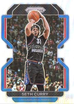 2021-22 Panini Prizm - Silver #198 Seth Curry Front