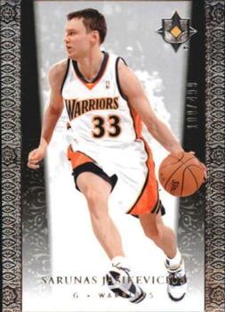 2006-07 Upper Deck Ultimate Collection #50 Sarunas Jasikevicius Front