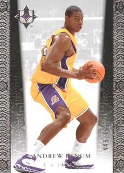 2006-07 Upper Deck Ultimate Collection #58 Andrew Bynum Front