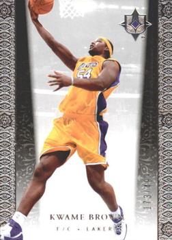 2006-07 Upper Deck Ultimate Collection #61 Kwame Brown Front