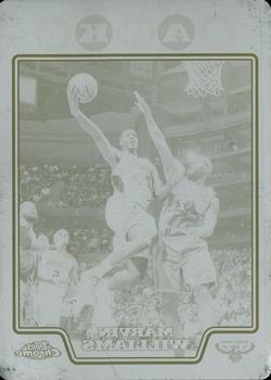 2008-09 Topps Chrome - Printing Plates Black #62 Marvin Williams Front