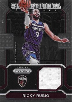 2021-22 Panini Prizm - Sensational Swatches #SW-RRB Ricky Rubio Front