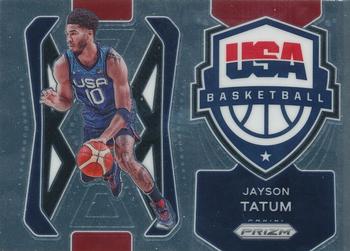 2021-22 Panini Prizm - USA Basketball #1 Jayson Tatum Front