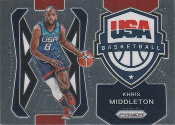 2021-22 Panini Prizm - USA Basketball #5 Khris Middleton Front