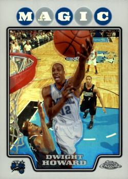 2008-09 Topps Chrome - Refractors #12 Dwight Howard Front