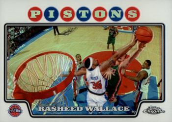 2008-09 Topps Chrome - Refractors #30 Rasheed Wallace Front