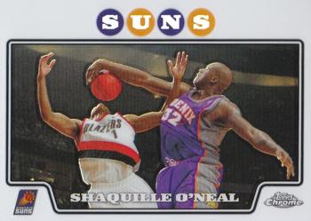 2008-09 Topps Chrome - Refractors #32 Shaquille O'Neal Front