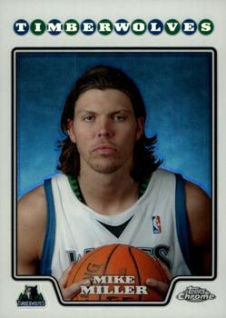 2008-09 Topps Chrome - Refractors #33 Mike Miller Front