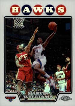 2008-09 Topps Chrome - Refractors #62 Marvin Williams Front