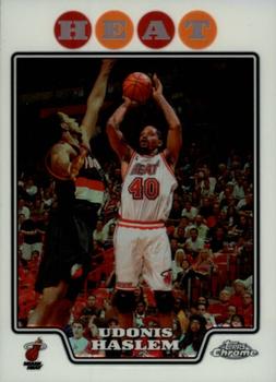 2008-09 Topps Chrome - Refractors #72 Udonis Haslem Front