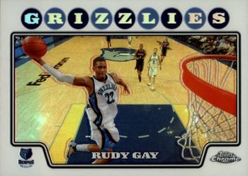 2008-09 Topps Chrome - Refractors #76 Rudy Gay Front