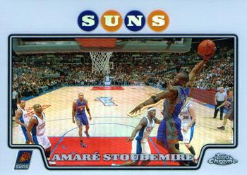 2008-09 Topps Chrome - Refractors #91 Amare Stoudemire Front